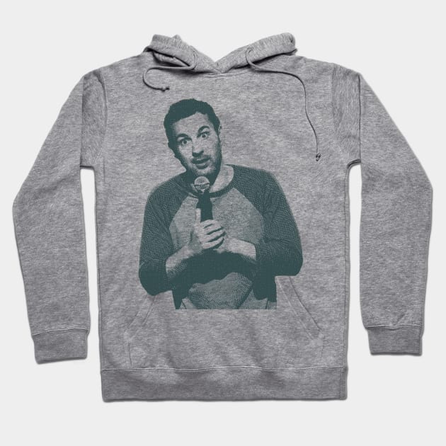 Comedian Mark Normand Portrait Hoodie by TeeTrendz